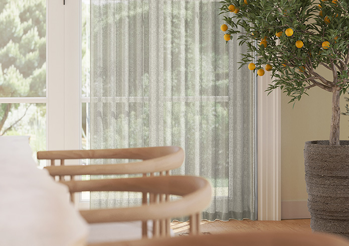 Pescara Voile, Fossil Grey - Made to Measure Curtains - Image 5